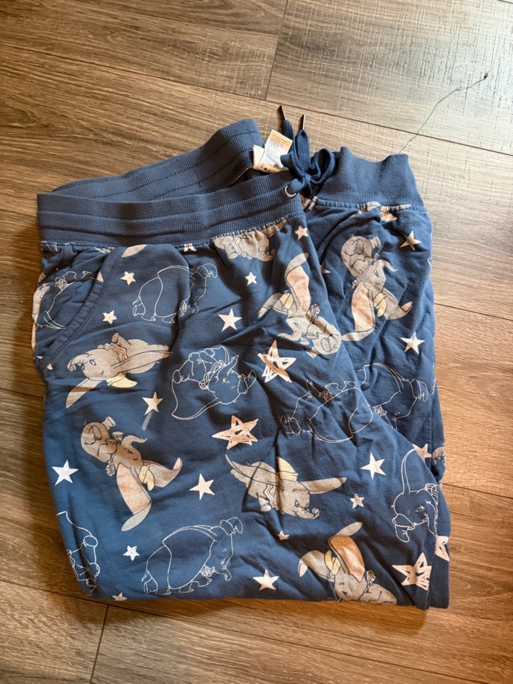 Disney Navy Blue Dumbo Star Print Pajama Pants